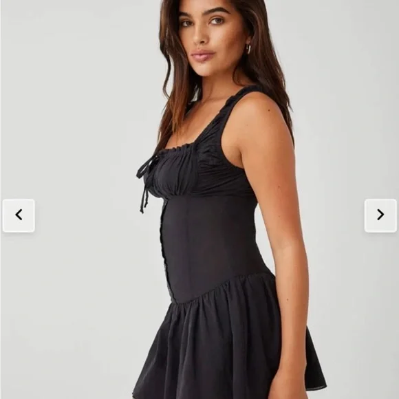 Frankies bikinis Christa ruffle mini dress - Picture 2 of 3